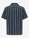 ONLY & SONS Temno modra moška črtasta srajca ONLY & SONS Trev