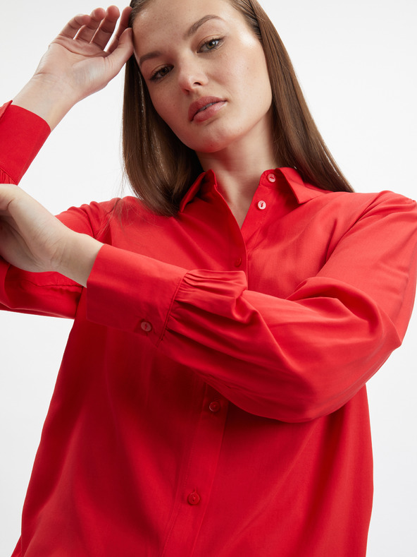 Orsay Temno rožnata ženska bluza ORSAY