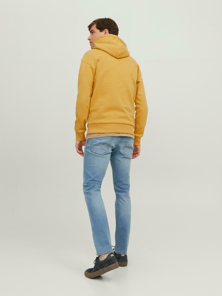 Jack & Jones Gorčična moška jopa s kapuco Jack & Jones Josh