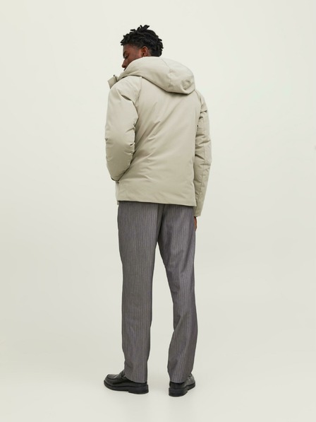 Jack & Jones Bež Jack & Jones Keen moška zimska jakna haki barve