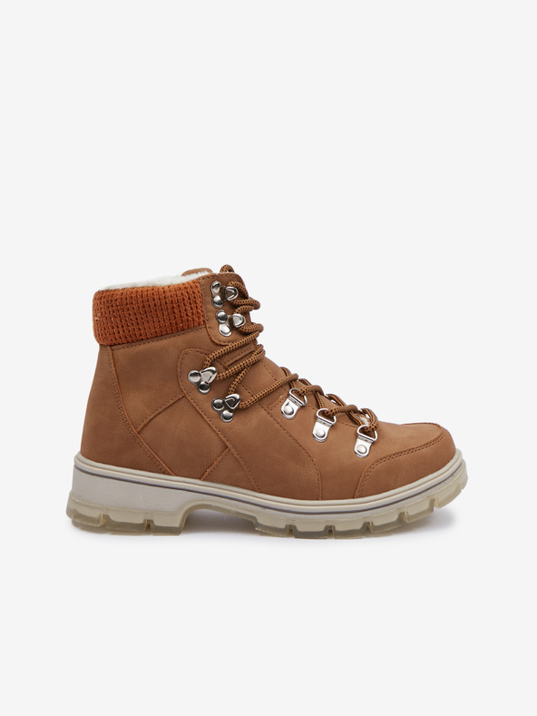 Orsay Rjavi ženski zimski gležnjarji ORSAY