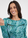 Orsay Turkizna ženska vzorčasta majica ORSAY