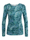 Orsay Turkizna ženska vzorčasta majica ORSAY