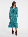 Orsay Turkizna ženska vzorčasta midi obleka ORSAY