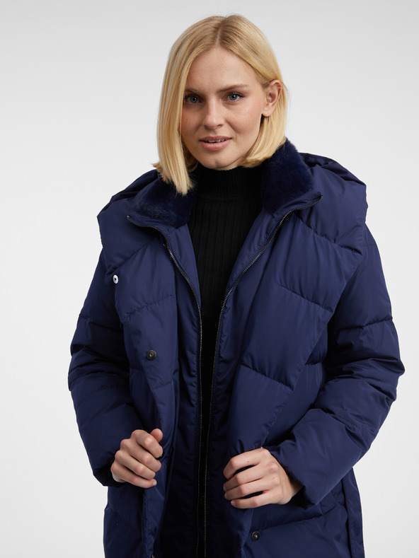 Orsay Temno modra ženska puhovka ORSAY