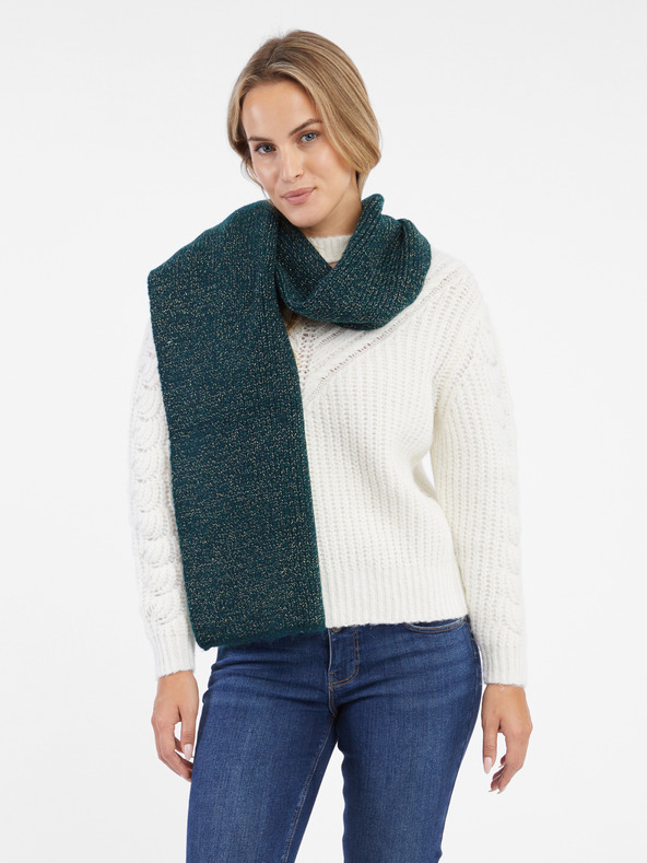 Orsay Temnozelen damski šal iz volnene mešanice ORSAY