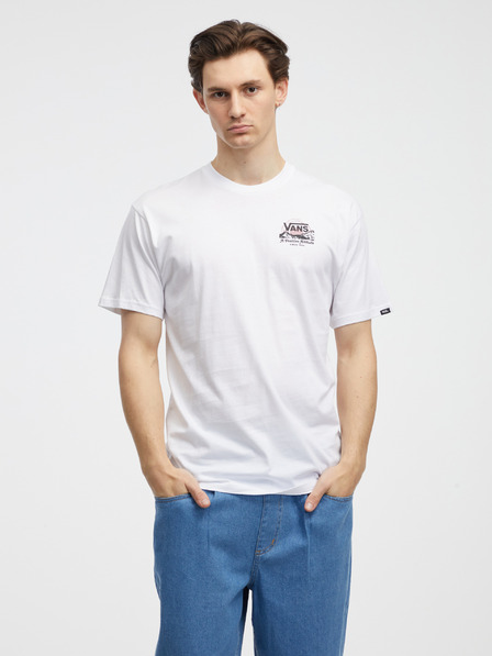 Vans Bela moška majica VANS Positive Attitude