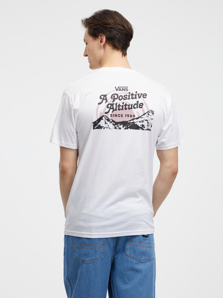 Vans Bela moška majica VANS Positive Attitude