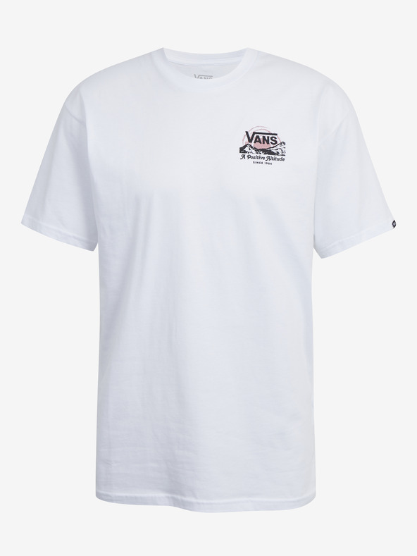 Vans Bela moška majica VANS Positive Attitude