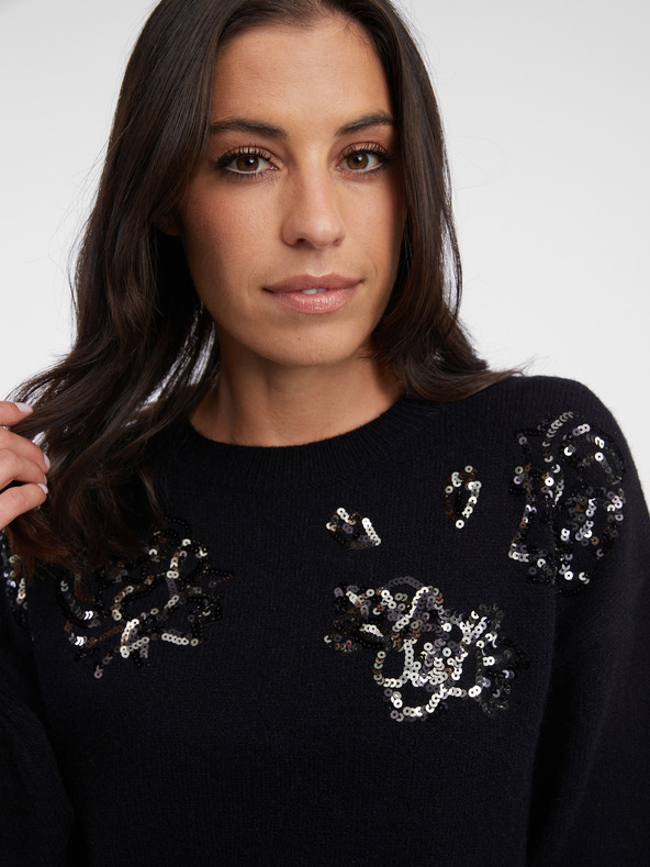 Orsay Črn ženski pulover ORSAY