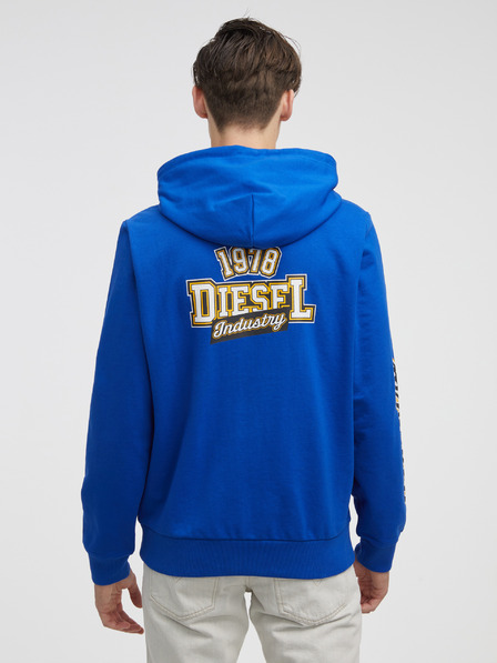 Diesel Diesel modra moška jopa s kapuco