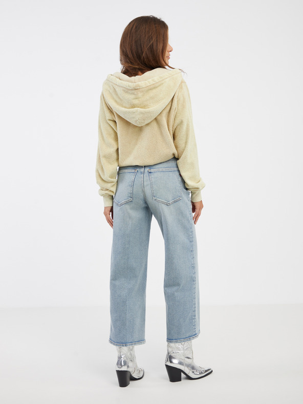 Diesel Diesel svetlo modre ženske kavbojke z razširjenim krojenjem