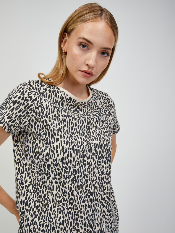 Orsay Bež majica z živalskim vzorcem ORSAY