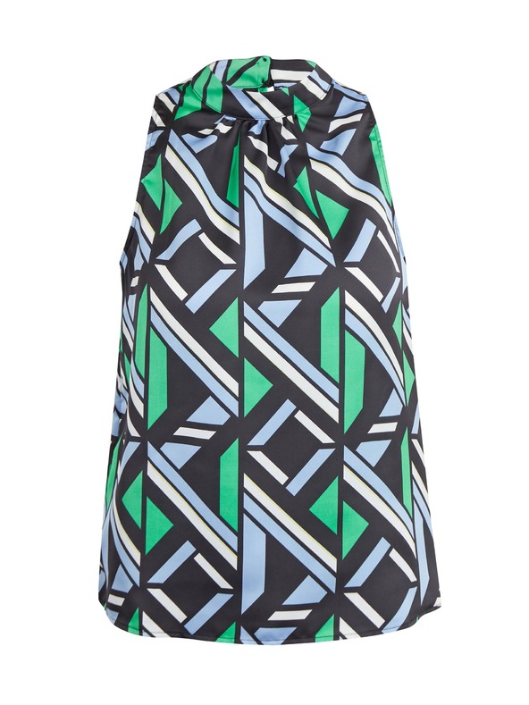 Orsay Črno-zelena ženska vzorčasta bluza ORSAY