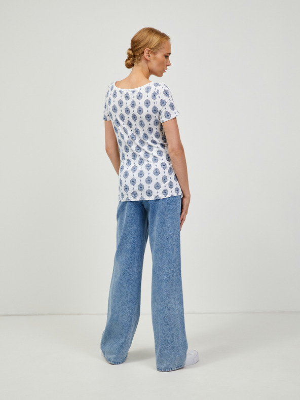 Orsay Modro-bela vzorčasta majica ORSAY