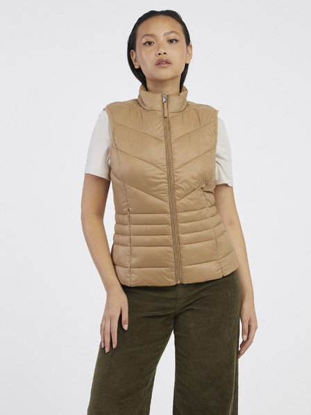 Vero Moda Bež ženski prešiti jopič VERO MODA Sorayasiv