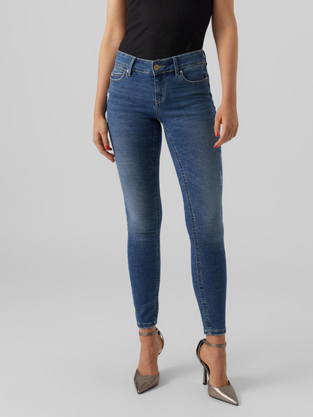 Vero Moda Modre ženske kavbojke z oprijetim krojenjem by VERO MODA Robyn