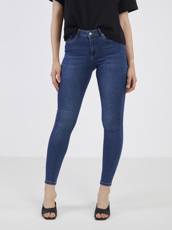Vero Moda Temno modre ženske kavbojke VERO MODA Tanya