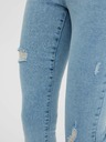 Vero Moda Svetlo modre oprijete kavbojke z raztrganim učinkom VERO MODA Sophia