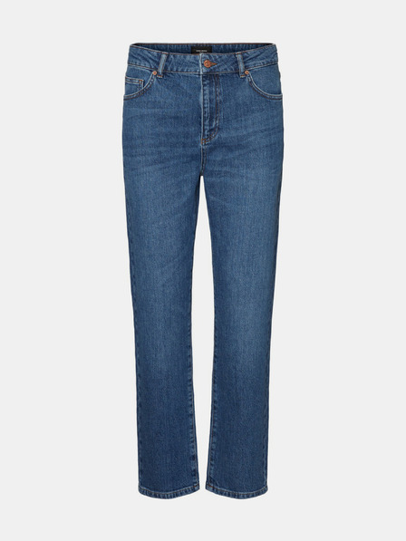 Vero Moda Modre ravne kavbojke VERO MODA Carla