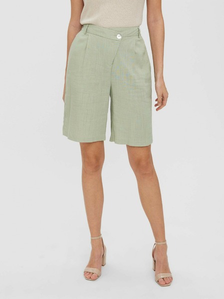 Vero Moda Svetlo zelene kratke hlače VERO MODA Josie