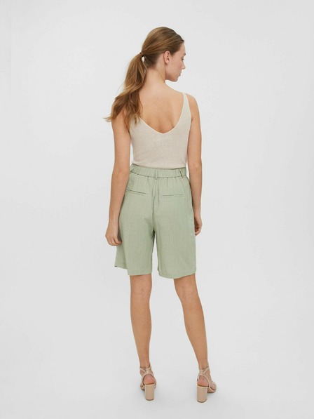 Vero Moda Svetlo zelene kratke hlače VERO MODA Josie