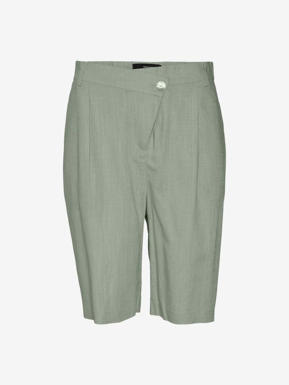 Vero Moda Svetlo zelene kratke hlače VERO MODA Josie