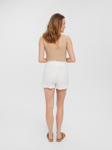 Vero Moda Bele kratke hlače VERO MODA Natali