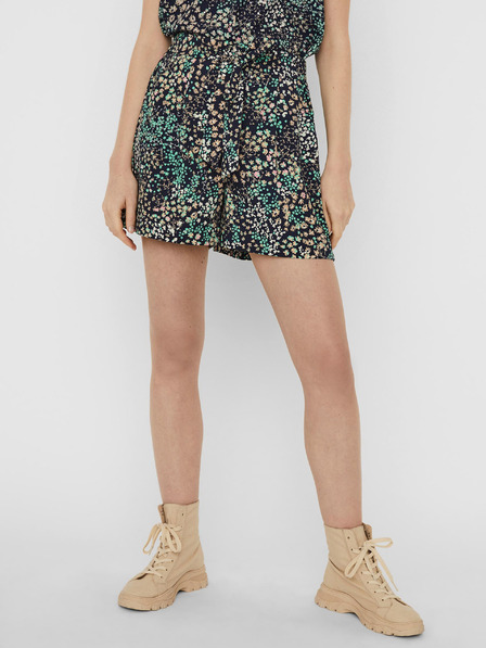 Vero Moda Temno modre cvetlične kratke hlače VERO MODA Hannah