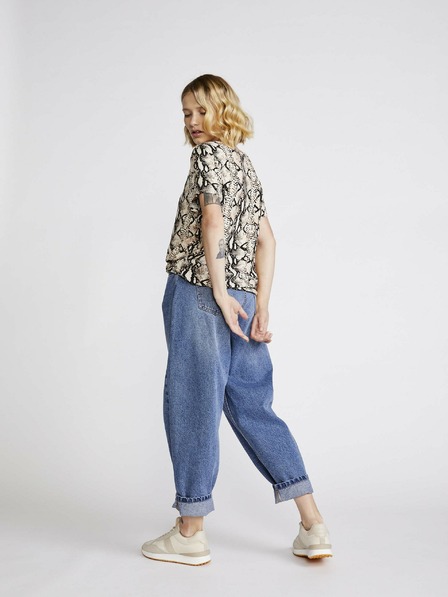 Vero Moda Siva vzorčasta bluza VERO MODA Easy