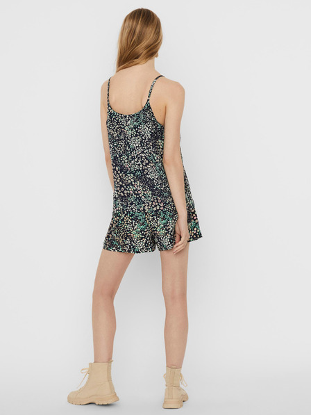 Vero Moda Temno modra cvetlična majica VERO MODA Hannah