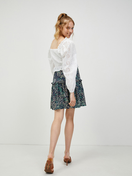 Vero Moda Bela perforirana krojena bluza z balonastimi rokavi VERO MODA Naima