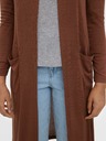 Vero Moda Rjava dolga jopica VERO MODA Anepaya