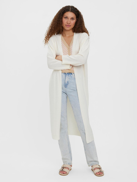 Vero Moda Kremna dolga jopica VERO MODA Uzuri