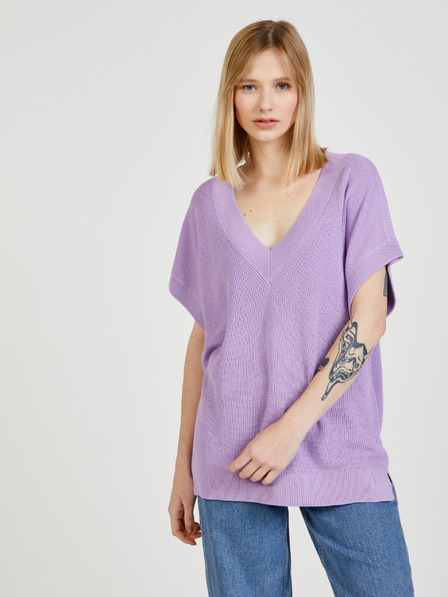 Vero Moda Svetlo vijoličast pulover jopič VERO MODA New Lexsun