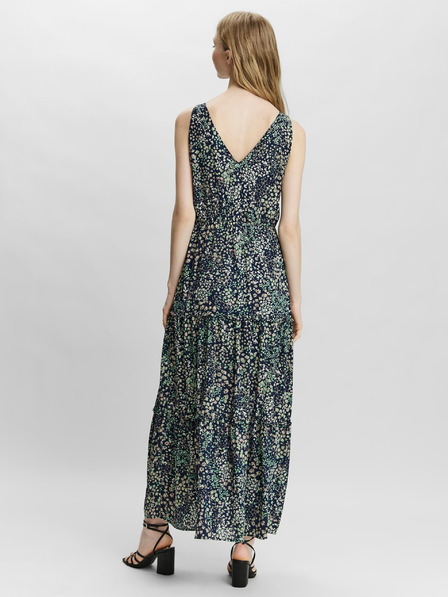 Vero Moda Temno modra cvetlična maksi obleka VERO MODA Hannah