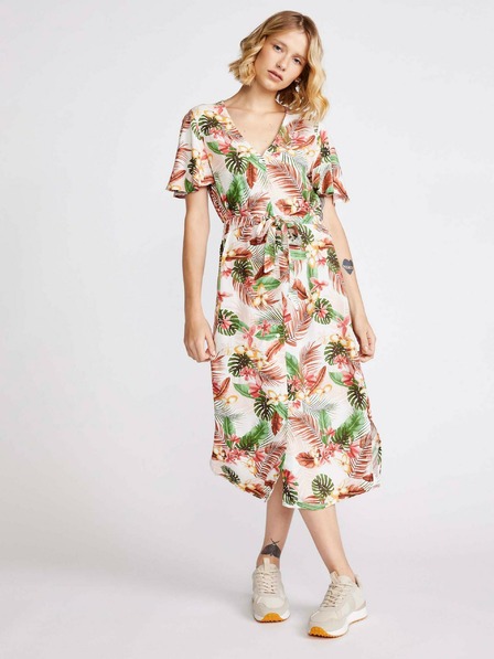 Vero Moda Kremasta cvetlična obleka VERO MODA Simply