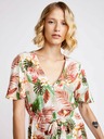 Vero Moda Kremasta cvetlična obleka VERO MODA Simply