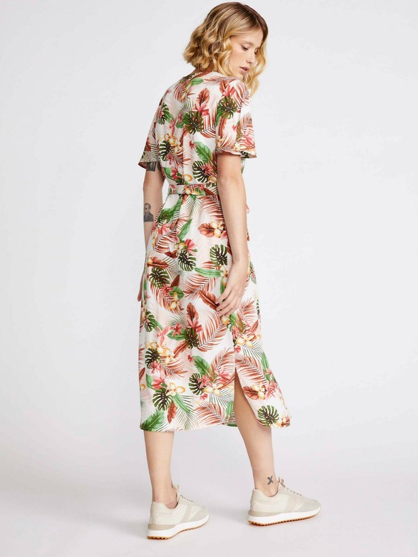 Vero Moda Kremasta cvetlična obleka VERO MODA Simply