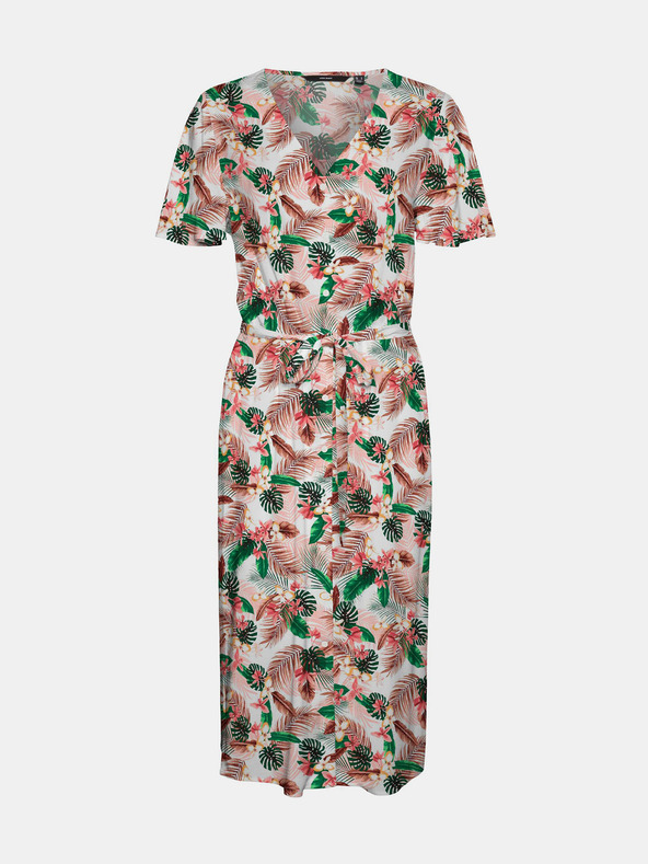 Vero Moda Kremasta cvetlična obleka VERO MODA Simply