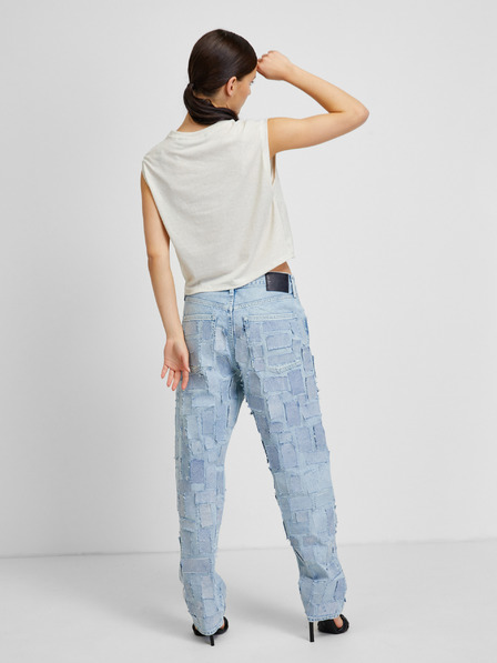 Vero Moda Kremasta črtasta majica VERO MODA June