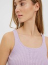 Vero Moda Svetlo vijolična rebrasta majica VERO MODA Fibly