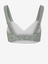 Vero Moda Svetlo siva črtasta majica z naramnicami VERO MODA Serena