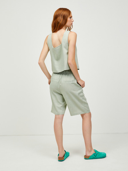Vero Moda Svetlo zelena ohlapna krojena majica VERO MODA Josie