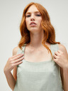Vero Moda Svetlo zelena ohlapna krojena majica VERO MODA Josie