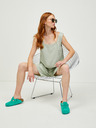 Vero Moda Svetlo zelena ohlapna krojena majica VERO MODA Josie
