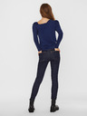 Vero Moda Modra asimetrična majica VERO MODA Panda