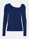 Vero Moda Modra asimetrična majica VERO MODA Panda