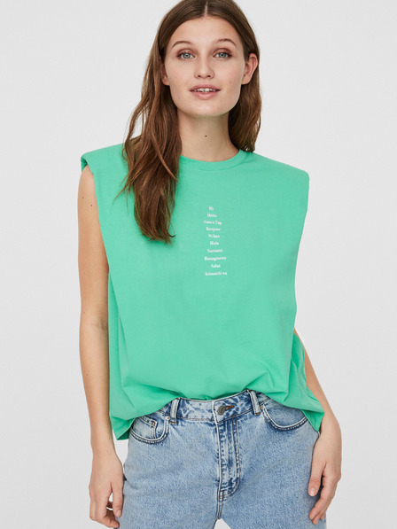 Vero Moda Svetlo zelena majica z VERO MODA Hollie