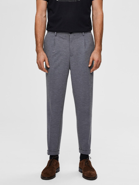 SELECTED Sive oprijete hlače Selected Homme-Jim